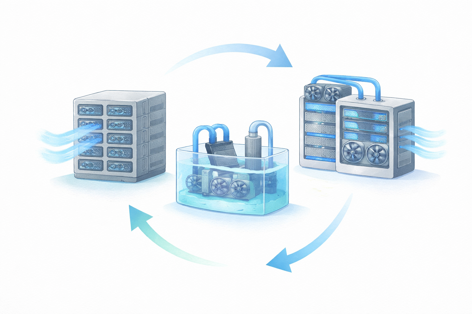 AI 데이터 센터 냉각 전략